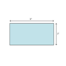 Load image into Gallery viewer, Premium 3&quot; x 6&quot; Light Teal Glass Mosaic Subway Tile - 1 Box/Carton (SB1480)
