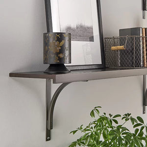 Premium Wood Shelving Pine Solid Wood Bracket Shelf, 12" H x 48.03" W x 15.98" D
