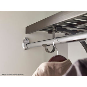 Chrome Premium Wood Shelving Pole Cup Kit - Set of 2 (DC40)