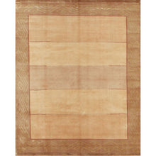 Load image into Gallery viewer, Presidential Striped Hand-Knotted Beige Area Rug (SB645)

