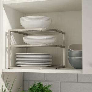 Platinum Prevatte Corner Kitchen Cabinet Organizer Shelving Rack #9106