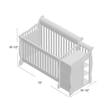 Load image into Gallery viewer, Princeton 4-in-1 Convertible Crib and Changer 956AH
