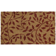 Load image into Gallery viewer, Printed Coir Leaves 30&quot; x 18&quot; Non-Slip Outdoor Door Mat
