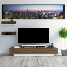 Load image into Gallery viewer, Walnut and White Pritts TV Stand MRM3837

