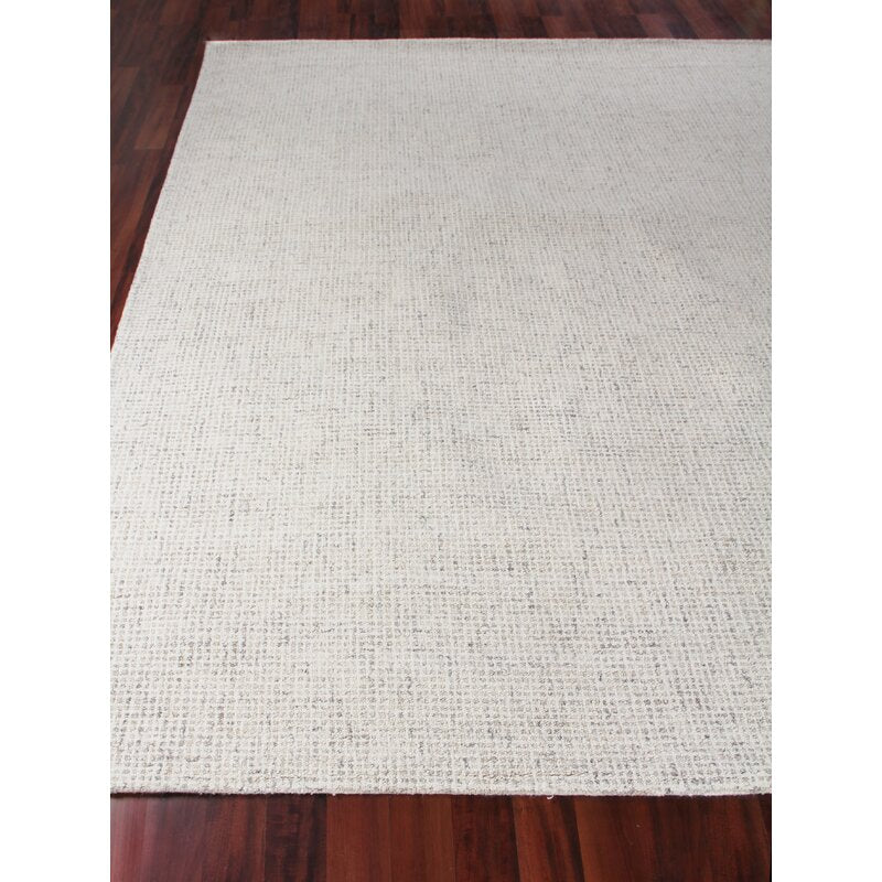 Pryce Handmade Tufted Wool Gray 9’x12’ Area Rug 4941RR