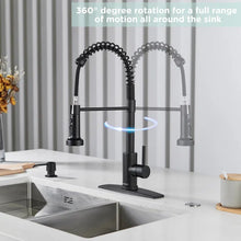 Load image into Gallery viewer, Pull Down Single Handle Kitchen Faucet with Accessories
