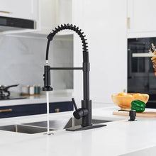 Load image into Gallery viewer, Pull Down Single Handle Kitchen Faucet with Accessories
