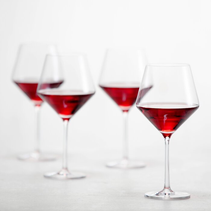Pure 23 oz. Crystal Red Wine Glass (Set of 6)
