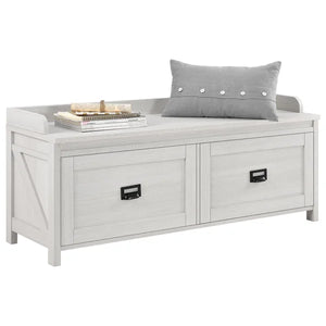 Sandy Pine Quast Drawers Storage Bench