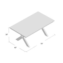 Load image into Gallery viewer, Quentin Dining Table Distressed White 3465RR
