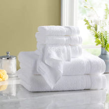 Load image into Gallery viewer, Quick Dry 6 Piece 100% Cotton Towel Set
