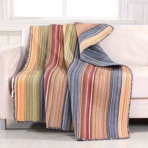 Quilted 100% Cotton Throw, EC1176
