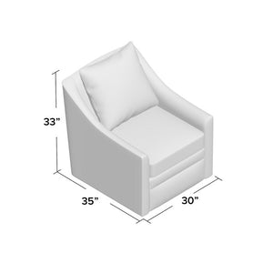 Quincy Swivel Armchair #AD368-OB