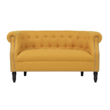 Load image into Gallery viewer, Quinones 54&#39;&#39; Wide Rolled Arm Chesterfield Loveseat AP697
