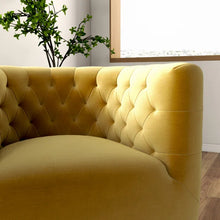 Load image into Gallery viewer, Quinton 33&#39;&#39; Wide Tufted Velvet Swivel Lounge Chair

