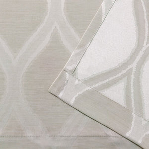 Quinton Geometric Semi-Sheer Grommet Curtain Panels (Set of 2) GL390