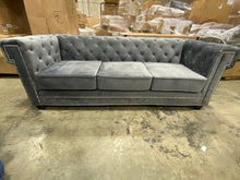 Load image into Gallery viewer, Hilaire 90&#39;&#39; Velvet Rolled Arm Sofa #1
