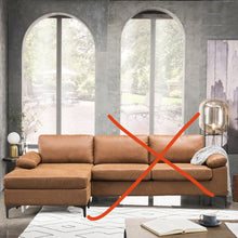 Load image into Gallery viewer, Mckenny 100.78&quot; Wide Faux Leather Reversible Modular Chaise
