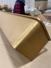 Load image into Gallery viewer, Lacktorp Modern Wall Shelf (Set of 2) - 5.5&quot;H x 34&quot;W x 5.5&quot;D - Gold
