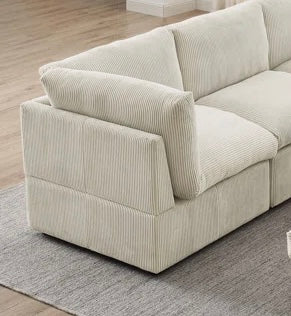 6 - Piece Upholstered Sectional, Corner Chair ONLY
