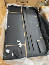 Load image into Gallery viewer, Scott Living Helena Queen Platform Bed in Gray Velvet
