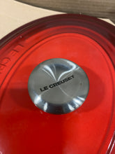 Load image into Gallery viewer, Cerise Enameled Cast Iron Oval Dutch Oven, 8 qt
