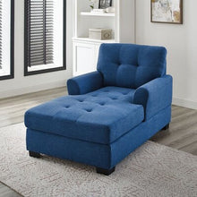 Load image into Gallery viewer, Glenvar Upholstered Chaise Lounge, blue
