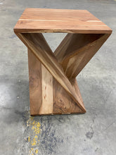 Load image into Gallery viewer, Rivera 24&#39;&#39; Tall Solid Wood Abstract End Table
