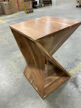 Load image into Gallery viewer, Rivera 24&#39;&#39; Tall Solid Wood Abstract End Table
