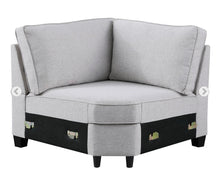 Load image into Gallery viewer, Devion Furniture Fabric Corner Chair
