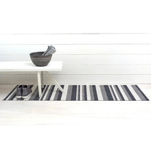 Load image into Gallery viewer, Easy Care Bounce Stripe Shag Doormat, 24&quot; W x 72&quot; L
