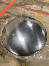 Load image into Gallery viewer, Revolving 20-Jar Countertop Rack Tower Organizer, Polished Stainless Steel with Black Caps
