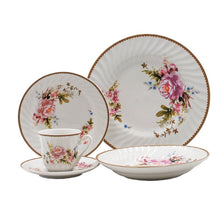 Load image into Gallery viewer, Rabia Rose 45 Piece Dinnerware Set, Service for 8 MRM1924
