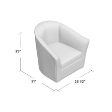 Load image into Gallery viewer, Rabinowitz 28.5'' Wide  Swivel Barrel Chair 1539AH
