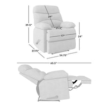 Load image into Gallery viewer, Rabon 34.75&#39;&#39; Wide Manual Wall Hugger Standard Recliner

