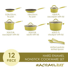 Load image into Gallery viewer, Rachael Ray 12-Piece Cucina Nonstick Pots And Pans Cookware Set
