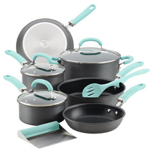 Load image into Gallery viewer, Rachael Ray Create Delicious 11 Piece Hard Anodized Aluminum Non Stick Cookware Set
