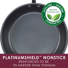 Load image into Gallery viewer, Gray/Burgundy Rachael Ray Create Delicious 2-Piece Non-Stick Skillet Set (SB207)
