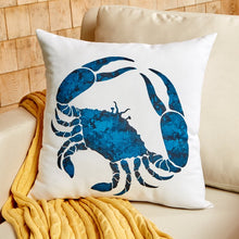 Load image into Gallery viewer, 18&quot;x18&quot; Navy Blue Raina  Square Pillow Cover &amp; Insert 1865AH/GL
