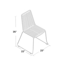 Load image into Gallery viewer, A Pair of Barclay Dining Chair with Regatta Rope, Rope Color: Orange, #6227
