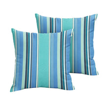 Load image into Gallery viewer, Rainey Outdoor Square Pillow Cover &amp; Insert, 18&quot; x 18&quot; (Set of 2)
