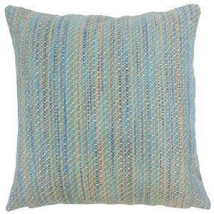 20" x 20" Lagoon Raith Stripes Square Pillow Cover