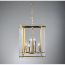 Load image into Gallery viewer, Gold Rameriz 8 - Light Lantern Square Chandelier
