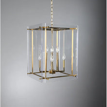 Load image into Gallery viewer, Gold Rameriz 8 - Light Lantern Square Chandelier
