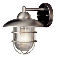Load image into Gallery viewer, 12&quot; H x 9&quot; W x 10&quot; D Rathbun Steel Outdoor Wall Lantern 3004AH
