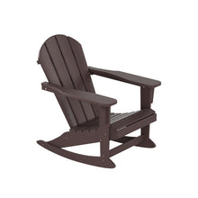 Load image into Gallery viewer, 17.5&quot;H Ravenna Plastic Rocking Adirondack Chair
