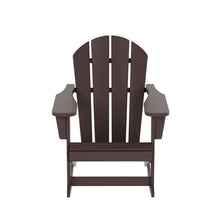 Load image into Gallery viewer, 17.5&quot;H Ravenna Plastic Rocking Adirondack Chair
