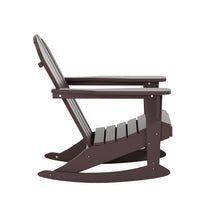 Load image into Gallery viewer, 17.5&quot;H Ravenna Plastic Rocking Adirondack Chair
