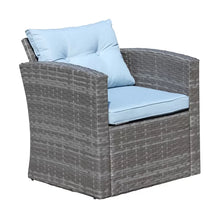Load image into Gallery viewer, Rawtenstall Wicker/Rattan 4 - Person Seating Group with Cushions
