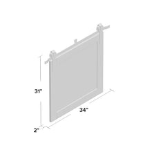 Load image into Gallery viewer, 31&quot; H x 34&quot; W Raynham Industrial Full Length Mirror
